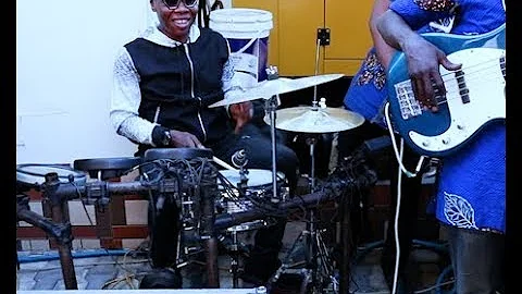 Too Talented! Who Knows Mega 99 Can Drum Jazz  As He Showoff His Talent At Dr. Osifo Foundation