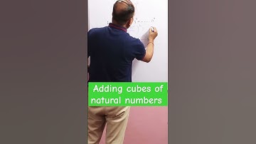 Trick to add cubes of natural numbers #shorts #short #youtubeshorts #maths