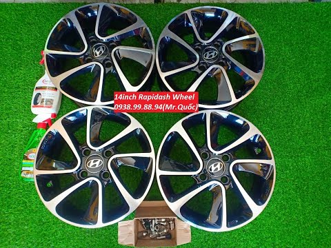 Video MÂM(LAZANG) 14INCH THEO XE HYUNDAI I10 LẮP VỪA CÁC XE... - youtube