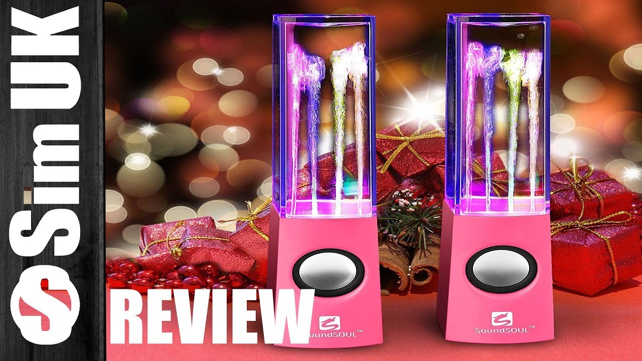 Excellent Birthday Pressie  SoundSOUL LED Water Jet Dancing Speakers Review  Unboxing