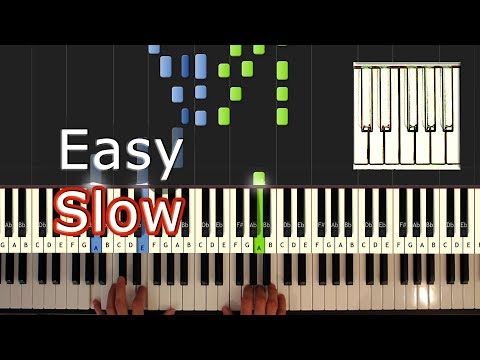 Christina Perri - Jar of Hearts - Piano Tutorial Easy SLOW - CHORDS ONLY (Synthesia)