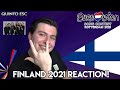 Blind Channel - Dark Side Reaction - Eurovision 2021(Finland) - Quinto ESC