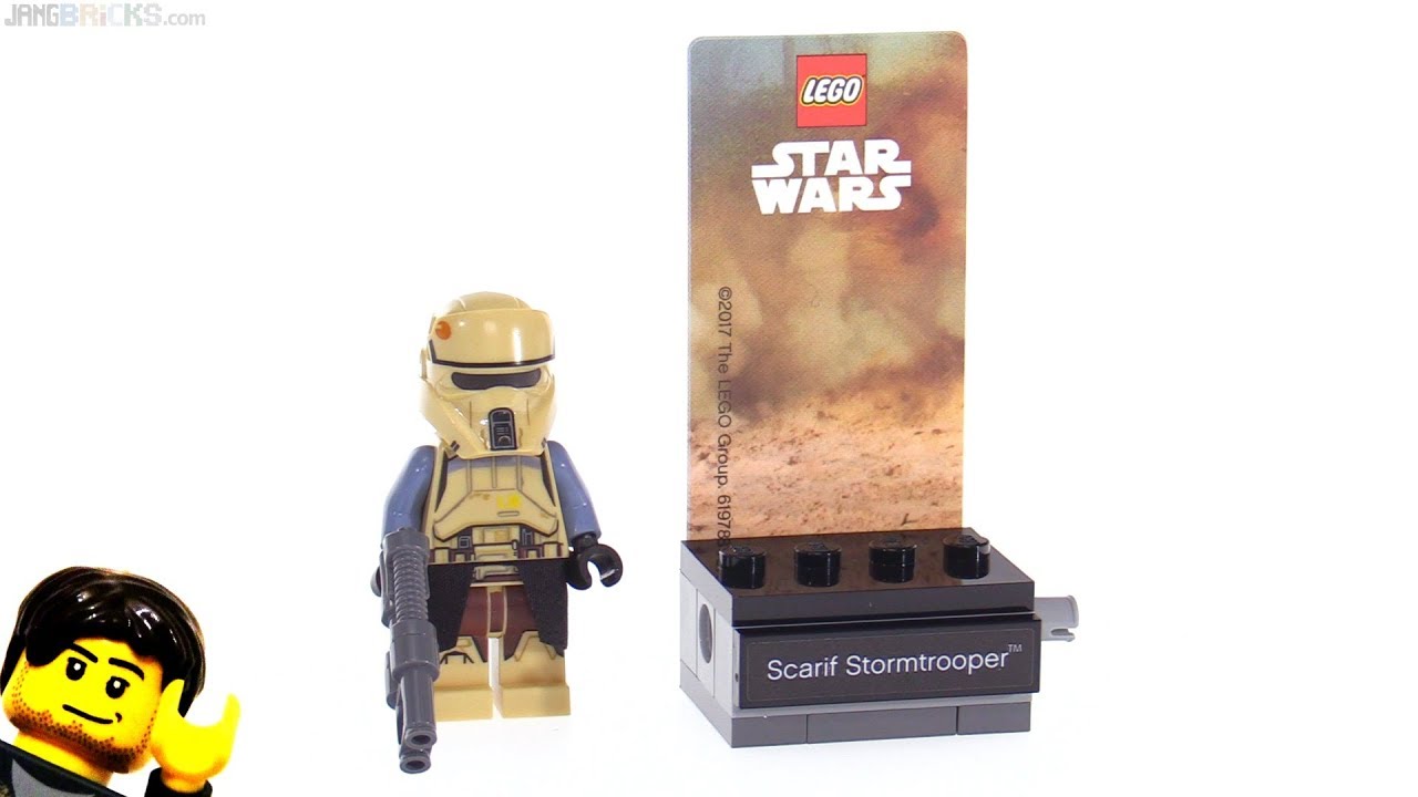 beslutte Armstrong dommer LEGO Star Wars 2017 Scarif Stormtrooper promo minifig! 40176 - YouTube