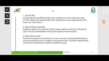 R Saranya| Asst Prof. | Computer Science|Lecture series- Website security|sns institutions
