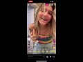 Madison Lewis GRWM on IG live