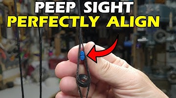 How to Align Peep Sight - Easy Fix