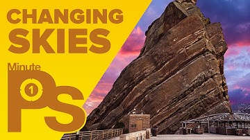 How to Add a New Sky in Adobe Photoshop #MinutePhotoshop