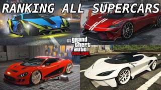 Ranking ALL Supercars From Worst To Best In GTA Online!! (2023)