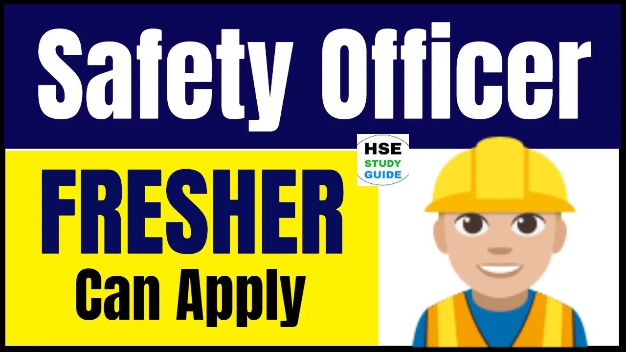 Fresher Safety Officer Jobs Safety Officer Jobs Safety Jobs Safety Jobs Vacancy YouTube
