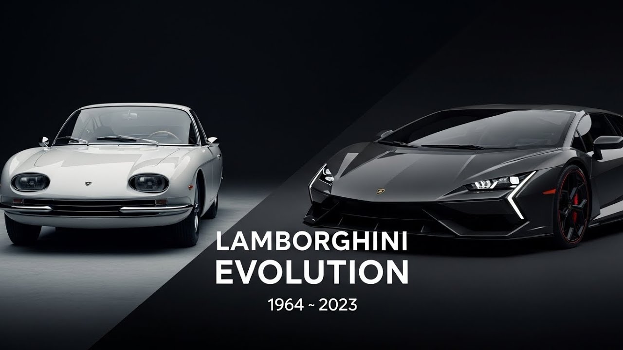 How Lamborghini Design Evolved Over 60 Years