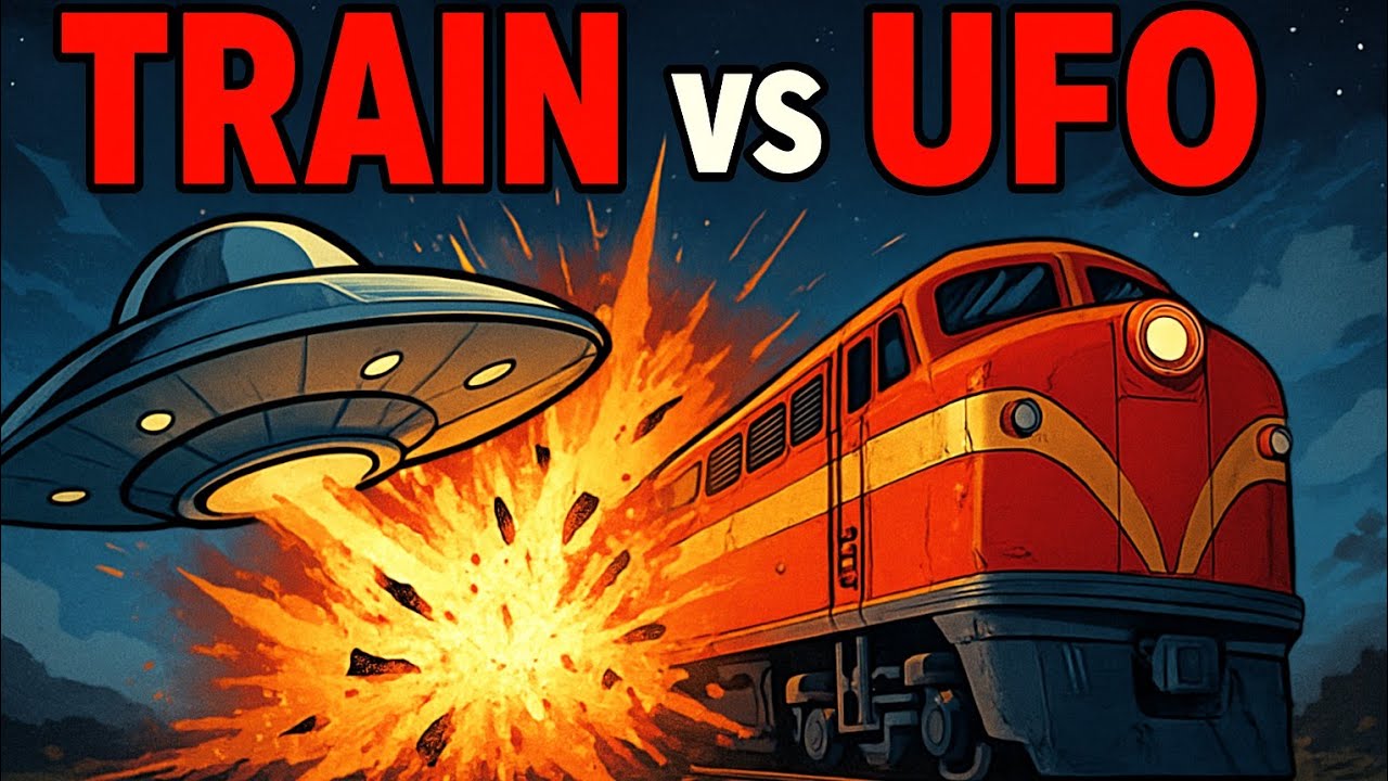 Alien Encounter on the Tracks: Train vs UFO 😱 - YouTube