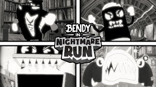 Bendy in Nightmare Run - All Bosses 