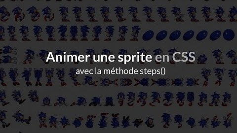 Tutoriel CSS : steps()