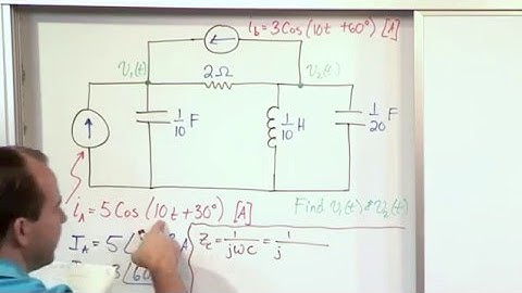 Lesson 9 - AC Node Voltage, Part 3 (AC Circuit Analysis)