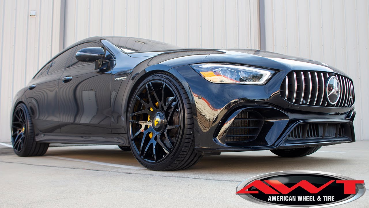AWTHTX - Black Mercedes GT63 AMG Rolling On Gloss Black 22