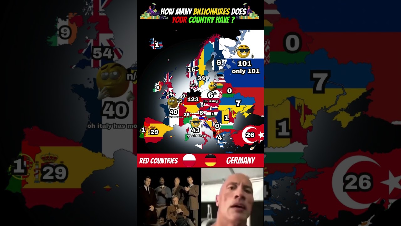 Which European Country Has the Most Billionaires? 