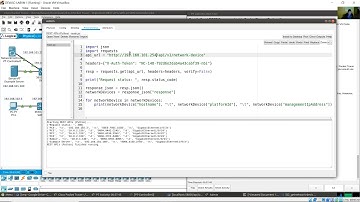 8.8.3 Packet Tracer - Implement REST APIs with an SDN Controller