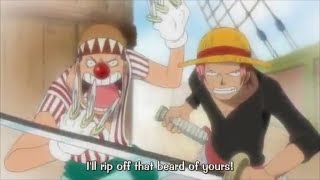 Shanks and Buggy vs Whitebeard