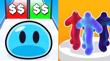 Slime Run Race vs Blob Runner | Episode 2 | Level Up Games | Casual Gameplay