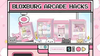 Bloxburg : Functional Kawaii Arcade Hacks | Tips & Designs | Series 22