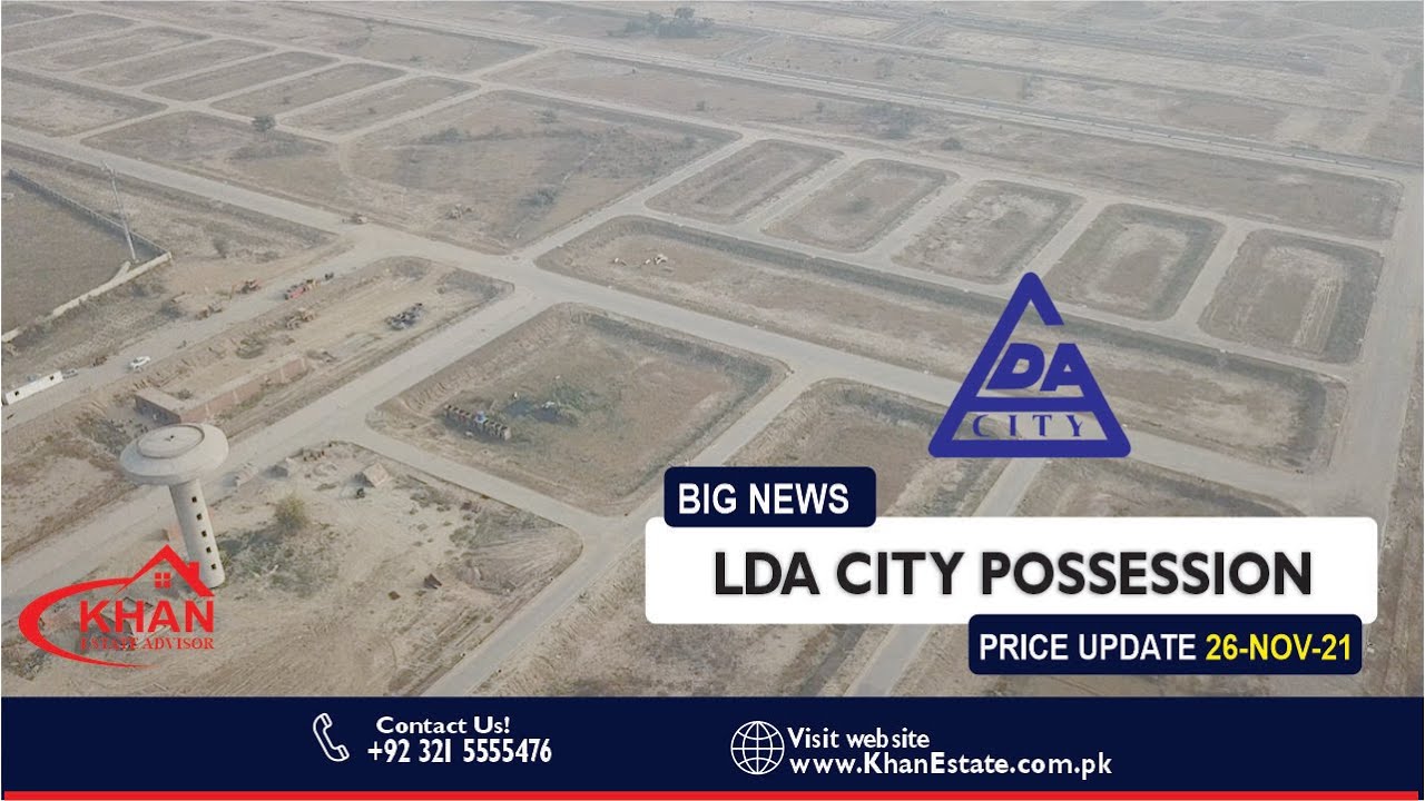 LDA City | Big News For Plots Holder | Possession’s Update In Jinnah Sector | Khan Estate