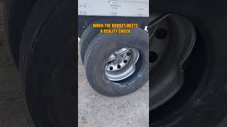 "JUST ONE RIM PLEASE!" 😂📉 Trailer repair logic is wild!