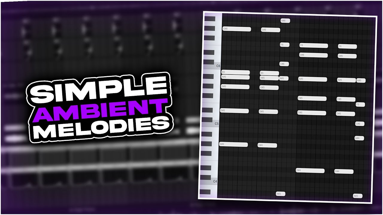 How To Make SIMPLE AMBIENT MELODIES | FL Studio 21 Tutorial - YouTube