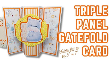 5x7 Triple Panel Gatefold Card