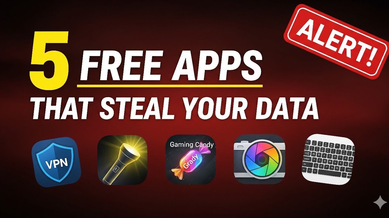 Mobile Users सावधान ⚠️ Ye 5 Apps Steal Your Personal Data. 