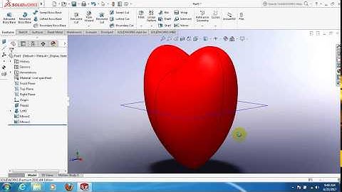 Solidworks Tutorial - How to make heart