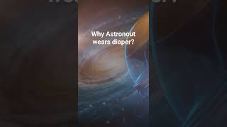 why astronaut wears diaper? #amazingfacts #space #astronaut #viralvideo #nature Resimi