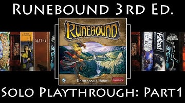 Runebound 3rd Edition: 2 Heroes Solo Playthrough | The Locust Swarm | Part 1