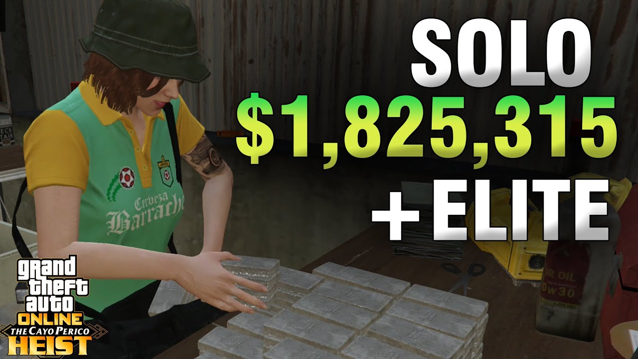 Solo $1,825,315 + Elite Golpe de Cayo Perico GTA Online
