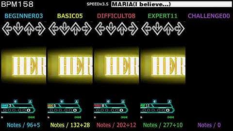 DDR / MARIA(I believe ...) - SINGLE (DanceDanceRevolution SuperNOVA)