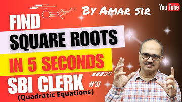 SBI Clerk | Finding Square Roots of Complex Quadratic Equations is simple. Here