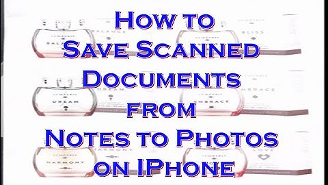 How to Scan & Save the Scanned Documents from Notes to Photos on iPhone, iPad & iOS| Tech Tips