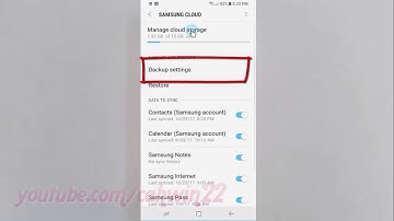 Android Nougat : How to Back up Clock data to Samsung Cloud in Samsung Galaxy S8 or S8+