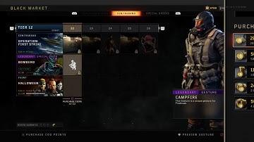 BLACK OPS 4 COD POINTS - NEW CONTRABAND & BUYING TIERS !!