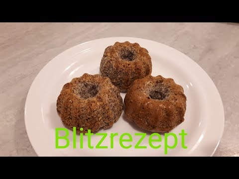 Video: Mandel-Cupcake Mit Mohn