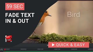 Lightworks Tutorial: How to Fade Text in and Out in Lightworks