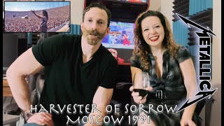Harvester of Sorrow METALLICA Reaction Moscow 1991 live