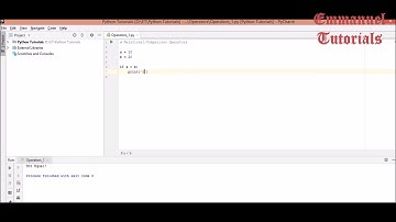 Operators in Python | Python Tutorial for Beginners Part 2 | Python basics | Emmanuel Tutorials