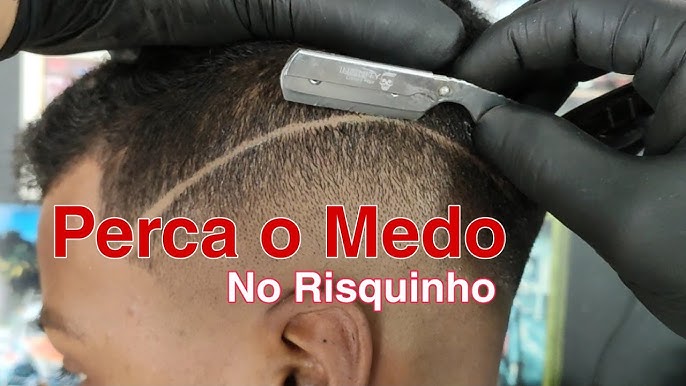 COMO FAZER DOIS RISQUINHOS NO CABELO, BEM RÁPIDO E FÁCIL.