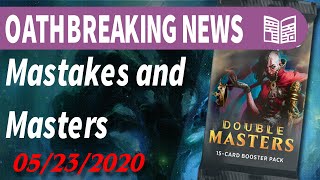 Oathbreaking News - 003 - Mistakes and Masters News   05232020