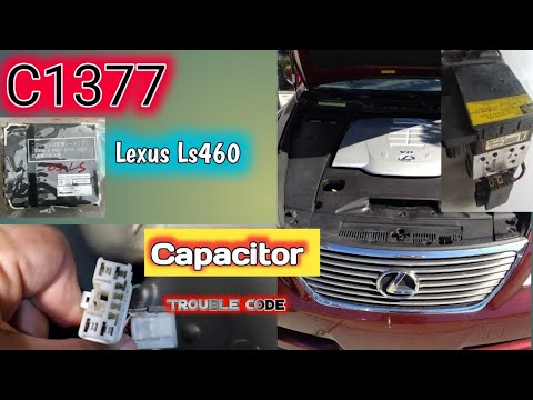 Capacitor | Lexus ls 460 |2008 Capacitor Communication MalfunctionC1377 | C1378 | C13AF | U0128