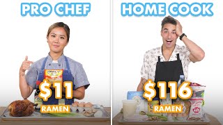 $116 vs $11 Ramen: Pro Chef & Home Cook Swap Ingredients | Epicurious screenshot 5