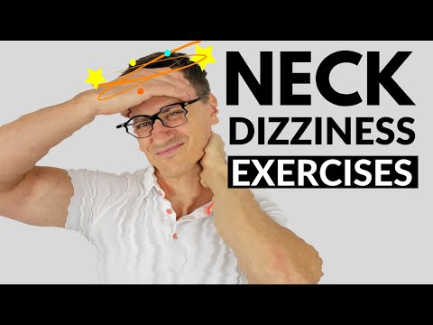 Neck Exercises for Dizziness | Neck Dizziness | Cervicogenic Dizziness