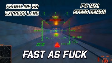 Project Wingman: Frontline 59 - Tunnel run in PW Mk.1 at FULL SPEED