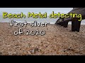 metal detecting the beach uk. silver found 2020