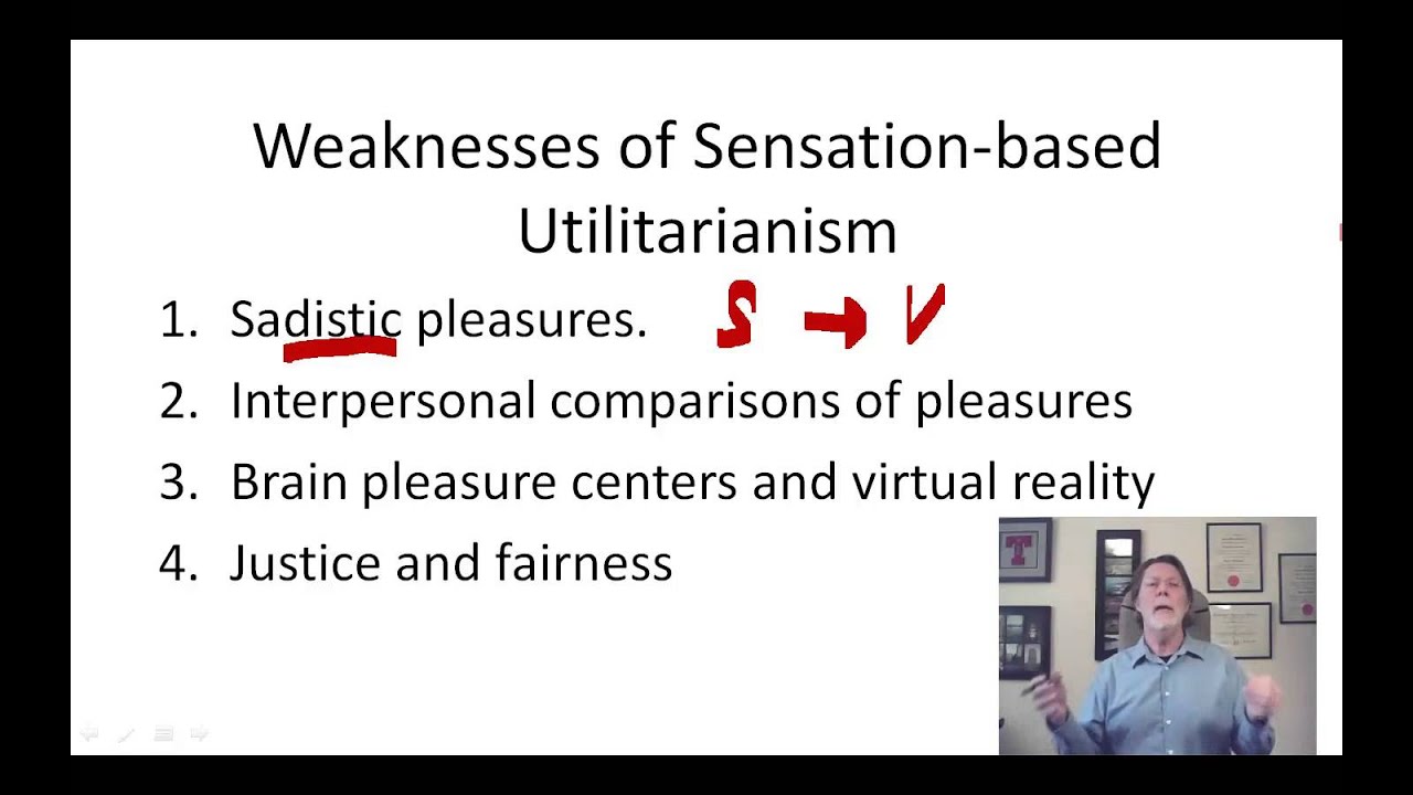 4.2 Sensation-based utilitarianism (